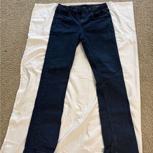 Men’s The Perfect  Jean NYC Dark Blue Stretch Boot Cut Jeans Size 32x34